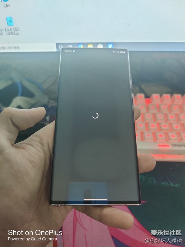 这是烧屏了？还是咋回事