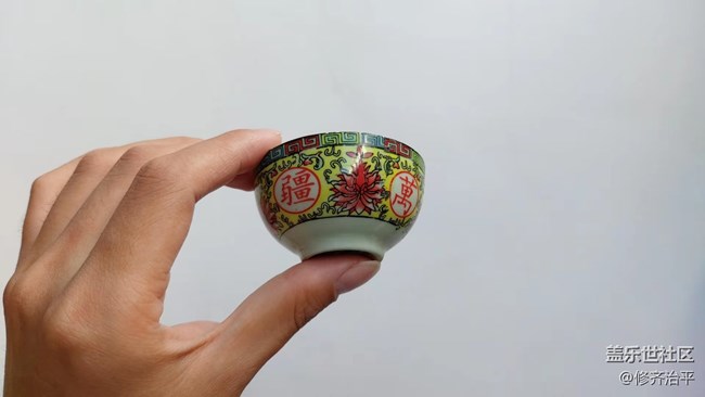 #静物之美——万寿无疆五彩小酒杯