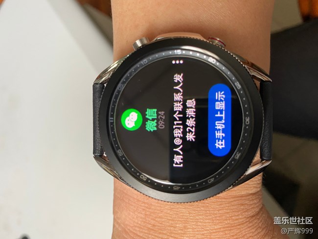 SAMSUNG Galaxy Watch3 LTE款 三星手表微信问题