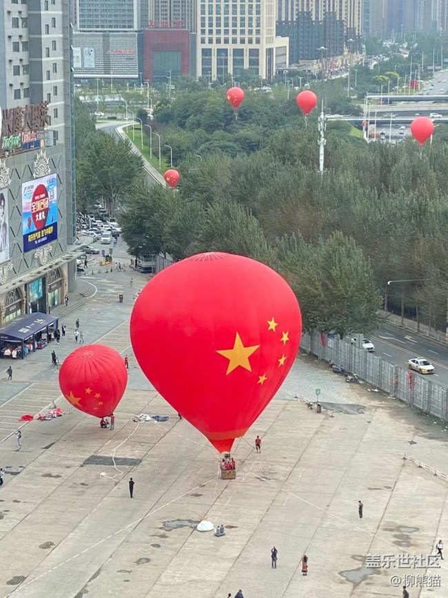 【心中的红色】红色热气球