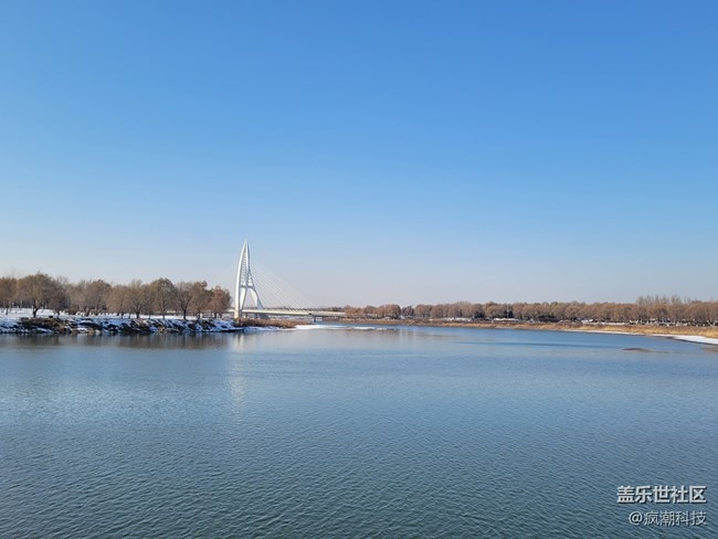 用三星Galaxy S21+ 5G版本记录北方雪后的景色