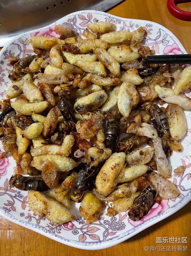 【冬季美食Get】好吃的蜂蛹