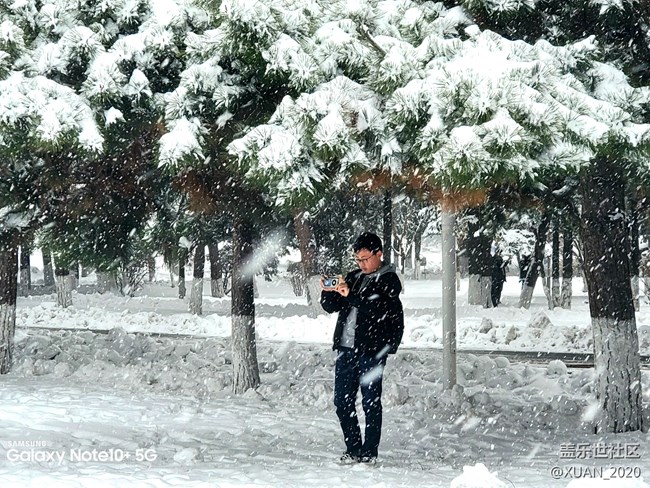 【冬日风情】＋2021年的第一场雪
