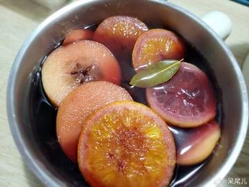 用美食模式记录了圣诞热红酒~