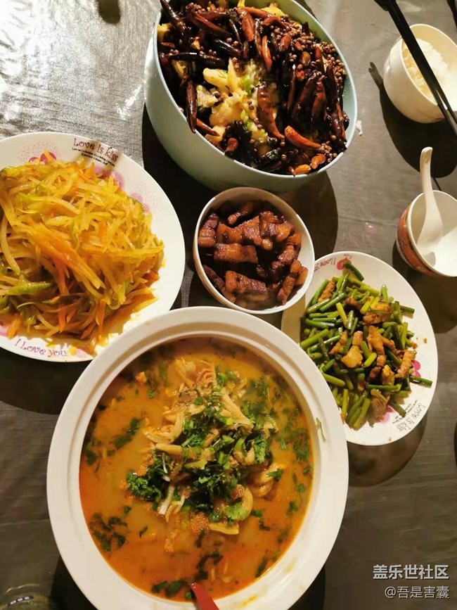 【春节美食】较丰盛的晚餐