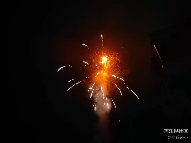 【家乡年味】新年放烟花