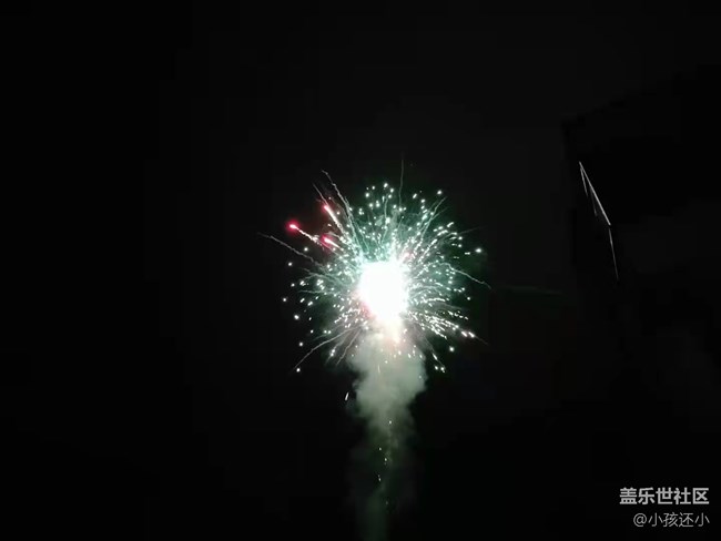 【家乡年味】新年放烟花