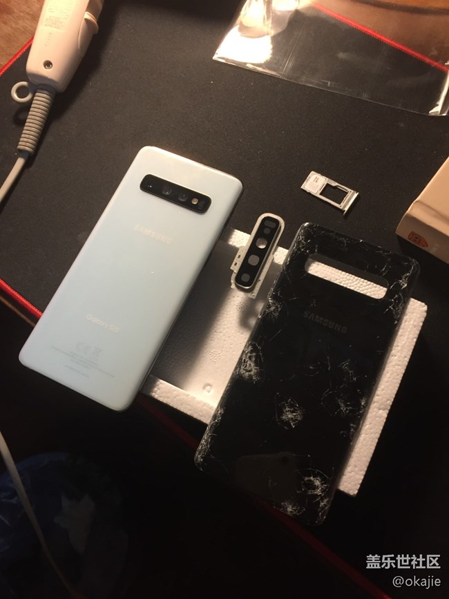 s10港版黑自行更换后盖