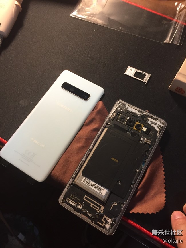 s10港版黑自行更换后盖
