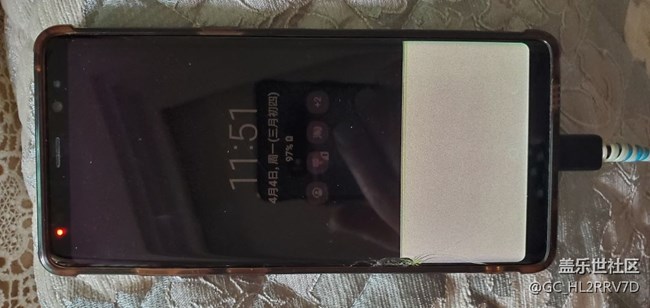 关于note8屏幕摔坏了的问题