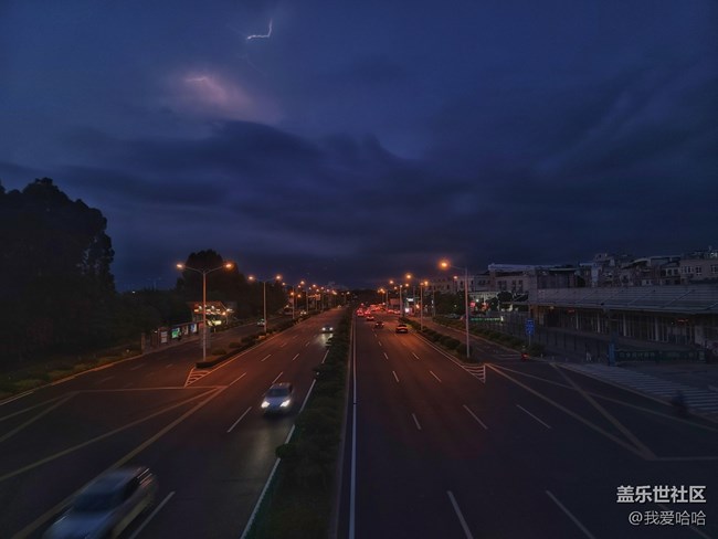【寻找夜的光】#withGalaxy+最后一抹色彩
