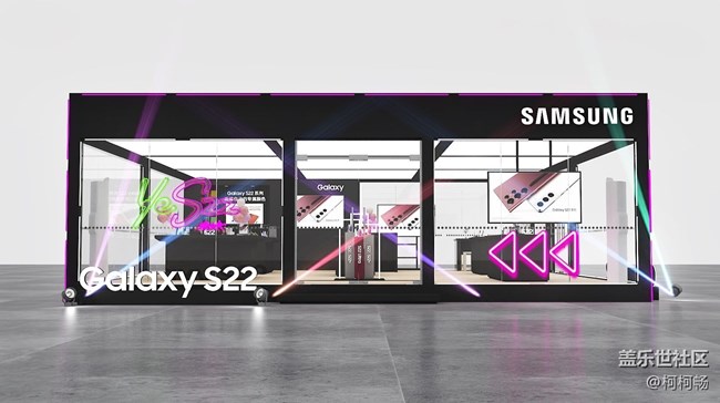 三星Galaxy S22系列快闪体验店  深圳•华强北华强广场