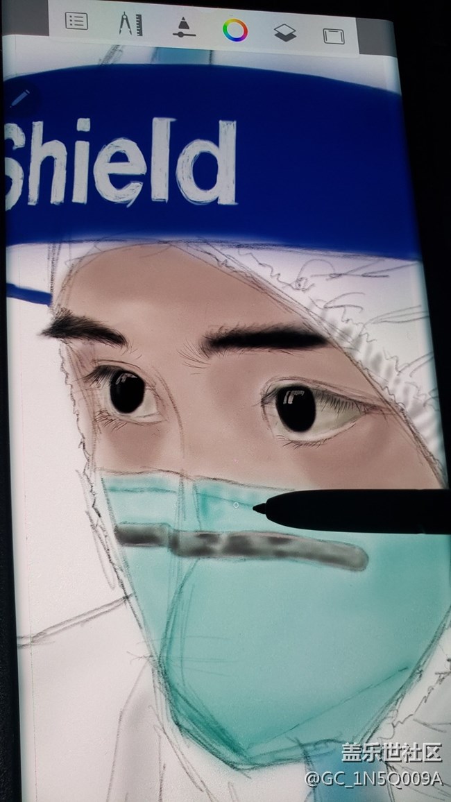 【画出小长假】+做核酸，用S22u画大白