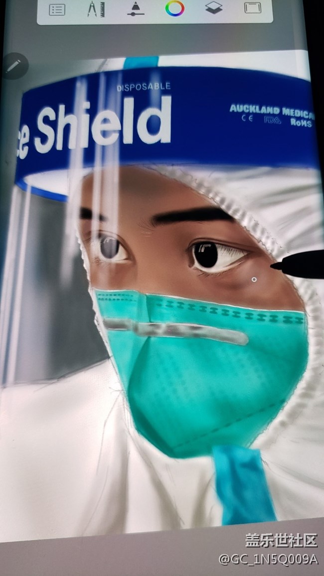 【画出小长假】+做核酸，用S22u画大白