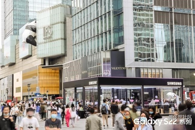 三星Galaxy S22 系列快闪体验店 成都·春熙路广场