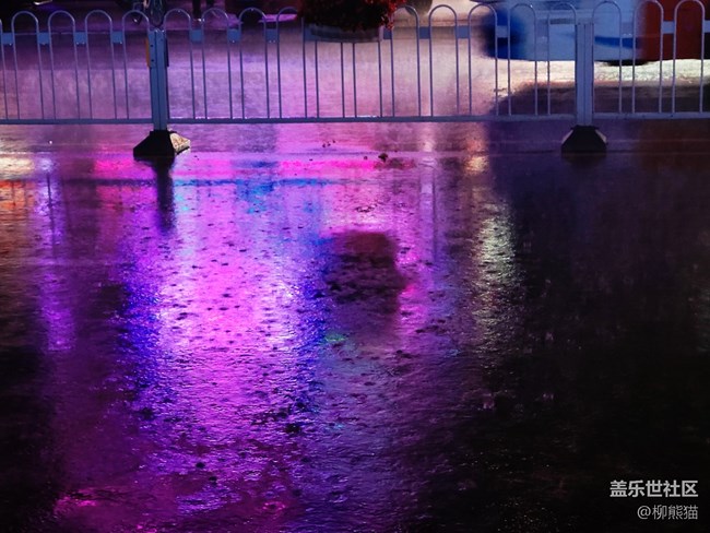 【霓虹灯下】大雨下