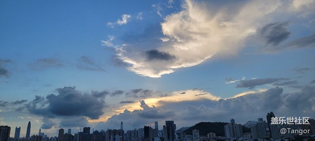 雨后夕阳