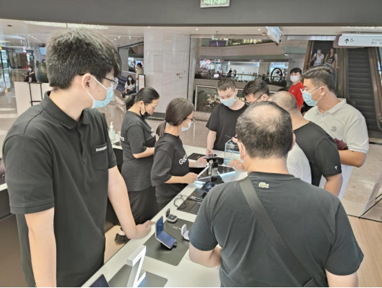 三星Galaxy新品全球发布会（广州站）门店直播现场