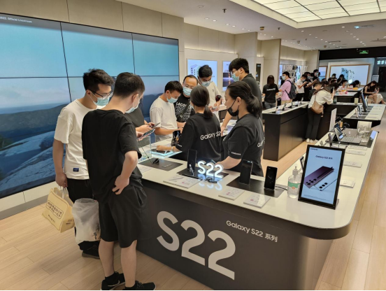 三星Galaxy新品全球发布会（广州站）门店直播现场