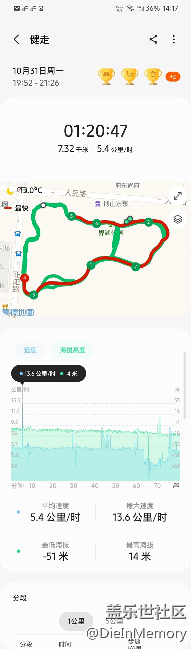 【盖乐世马拉松】健走打卡第三天