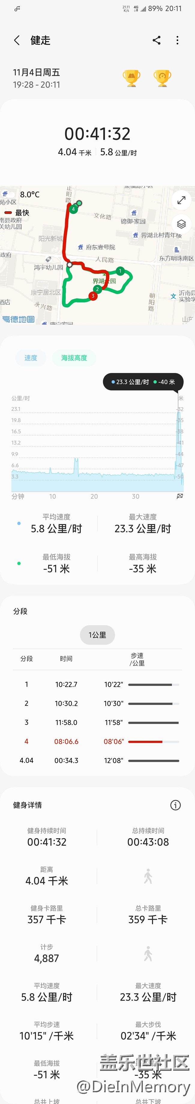 【盖乐世马拉松】健走打卡第五天