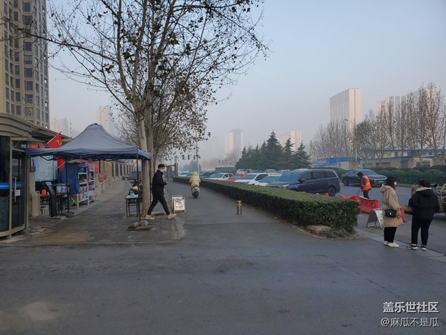 【辞旧迎新】+ 小区门口的景色