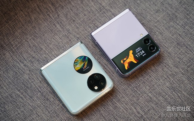 华为Pocket S对比三星Galaxy Z Flip3：差距不是一点点
