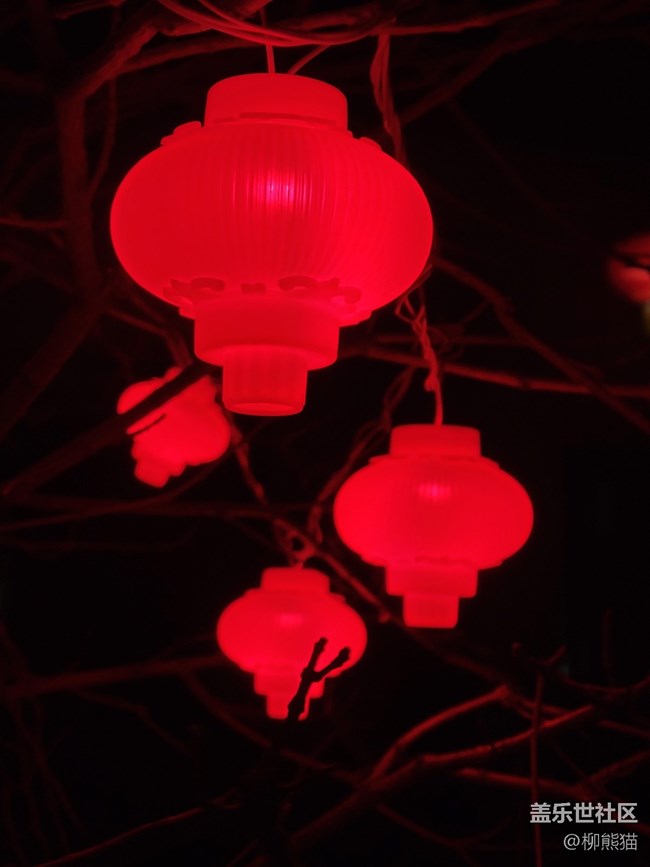 与美好相遇+小区里的彩灯