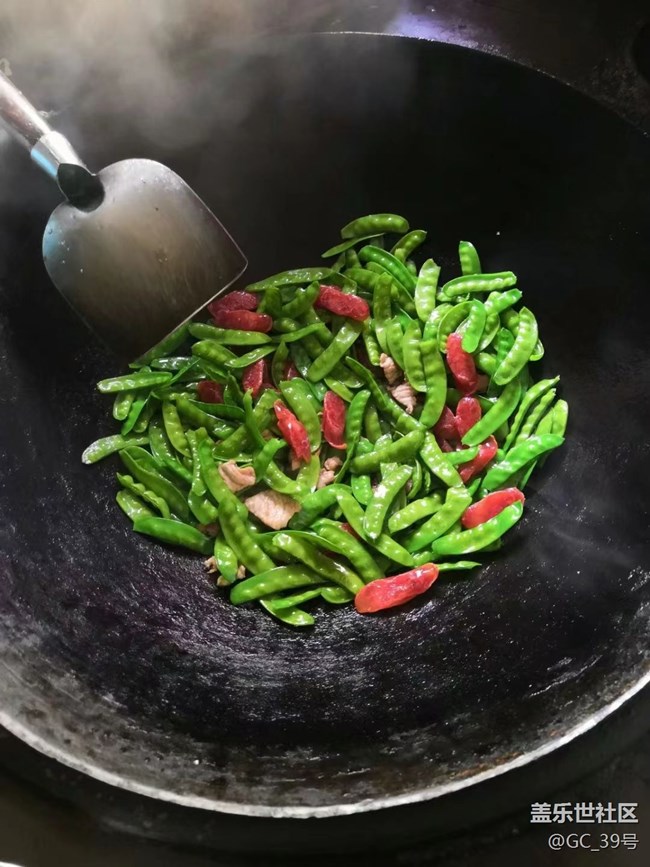 【家乡美食】腊肠炒豆角