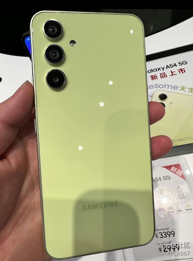 【Galaxy A54 5G体验】简单体验a54