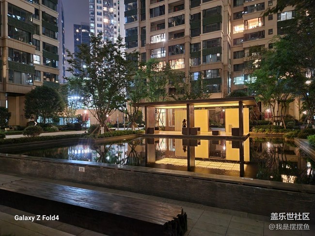 三星的夜景拍照还不错哦