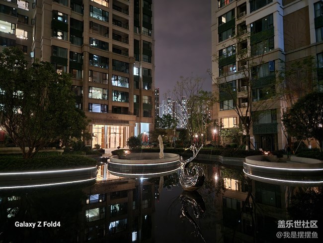 三星的夜景拍照还不错哦
