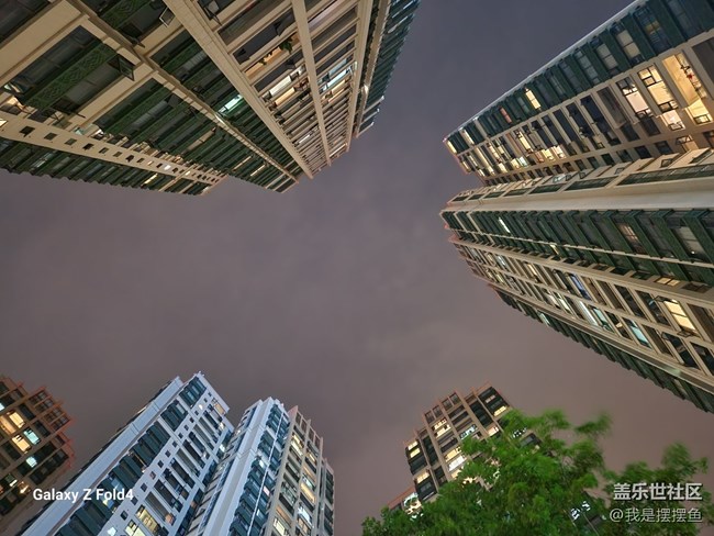 三星的夜景拍照还不错哦