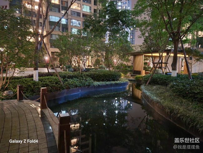 三星的夜景拍照还不错哦