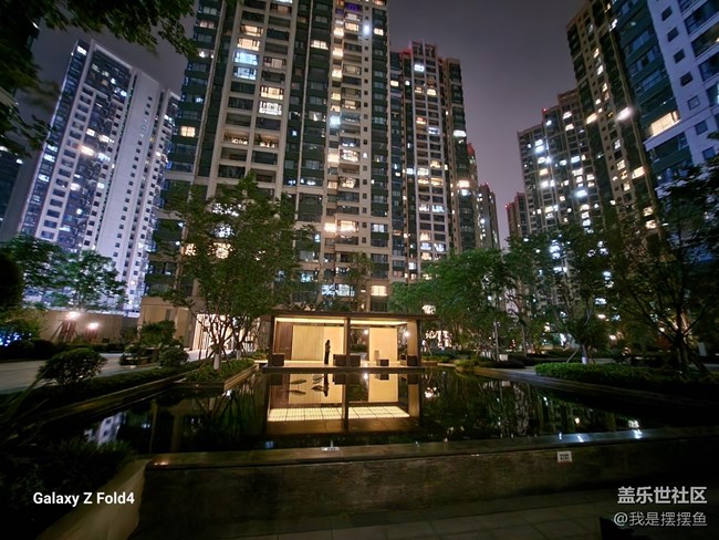 三星的夜景拍照还不错哦