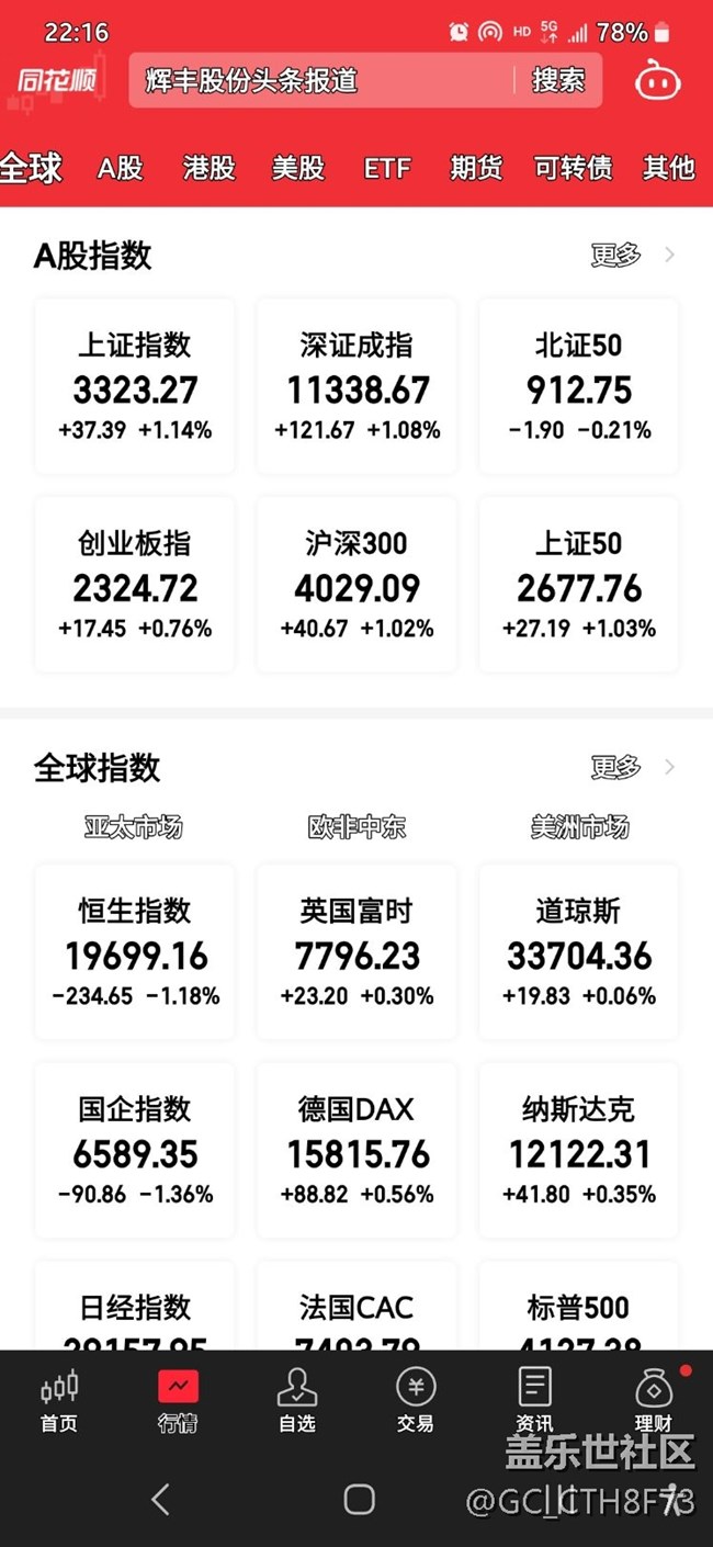求助同花顺字体涨跌颜色问题