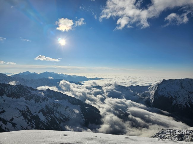 人生第一座雪山，盘她