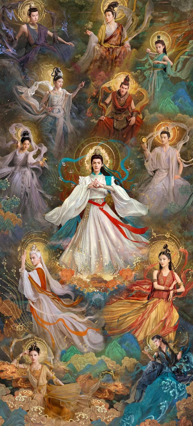 集齐长月烬明十二神像，当个壁纸不错的