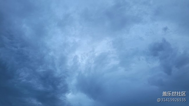 【我拍了拍夏天】乌云