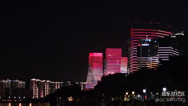 [沿途美景]海沧湾公园的夜