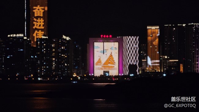 [沿途美景]海沧湾公园的夜