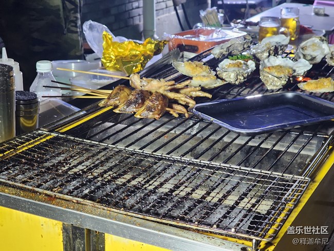 【火热的夏天】晚上纳凉逛烧烤