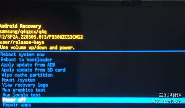 fold4，不能恢复出厂