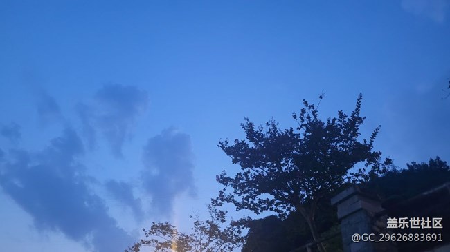 【那年初秋】天黑了