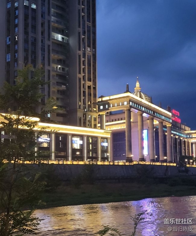 【夜景街头】老家夜景