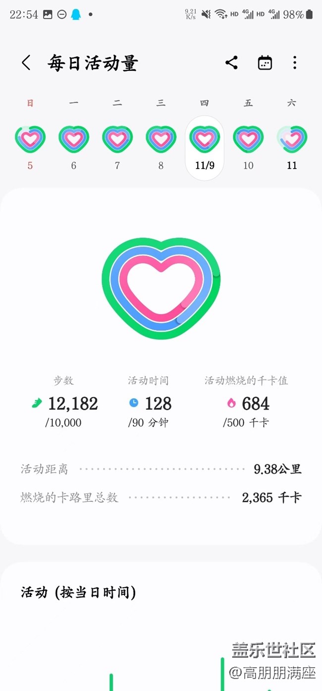 【金秋运动会】+11月9号运动打卡