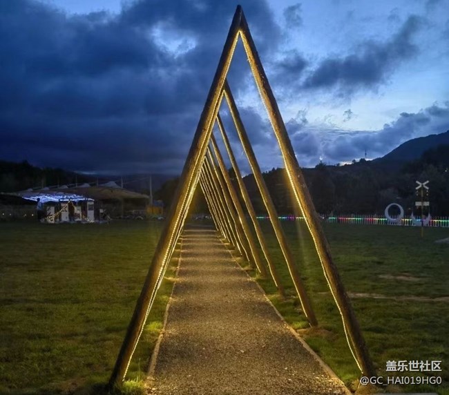 【美丽的夜】山里夜景