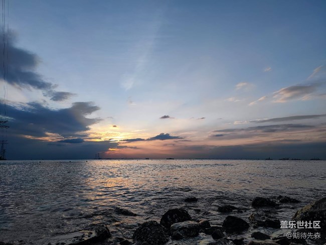 【秋日胜春朝】海边夕阳