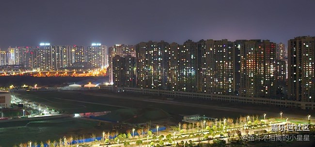 繁星点点，万家灯火