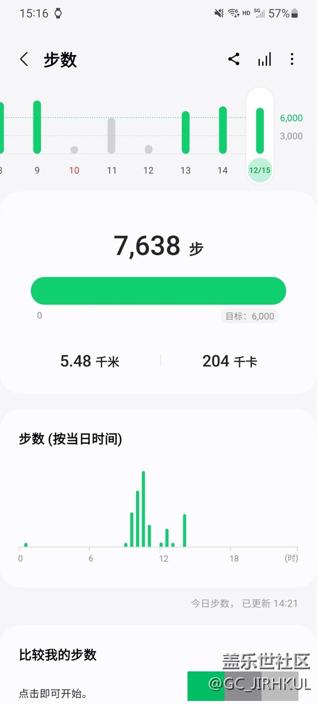 【三星健康大Pk】运动痕迹